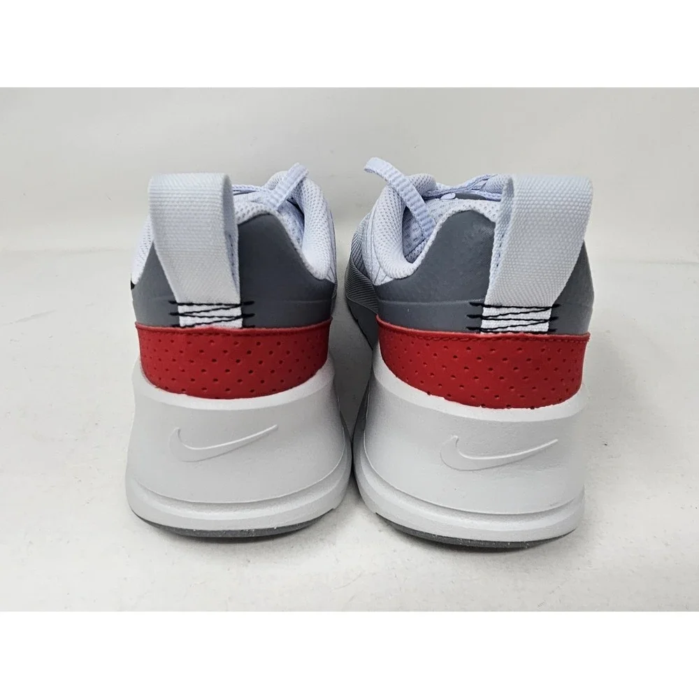 Nike Air Max Nuaxis Running Shoes FD4329-002 Men's Size 8.5M White/Gray/Red EUC!